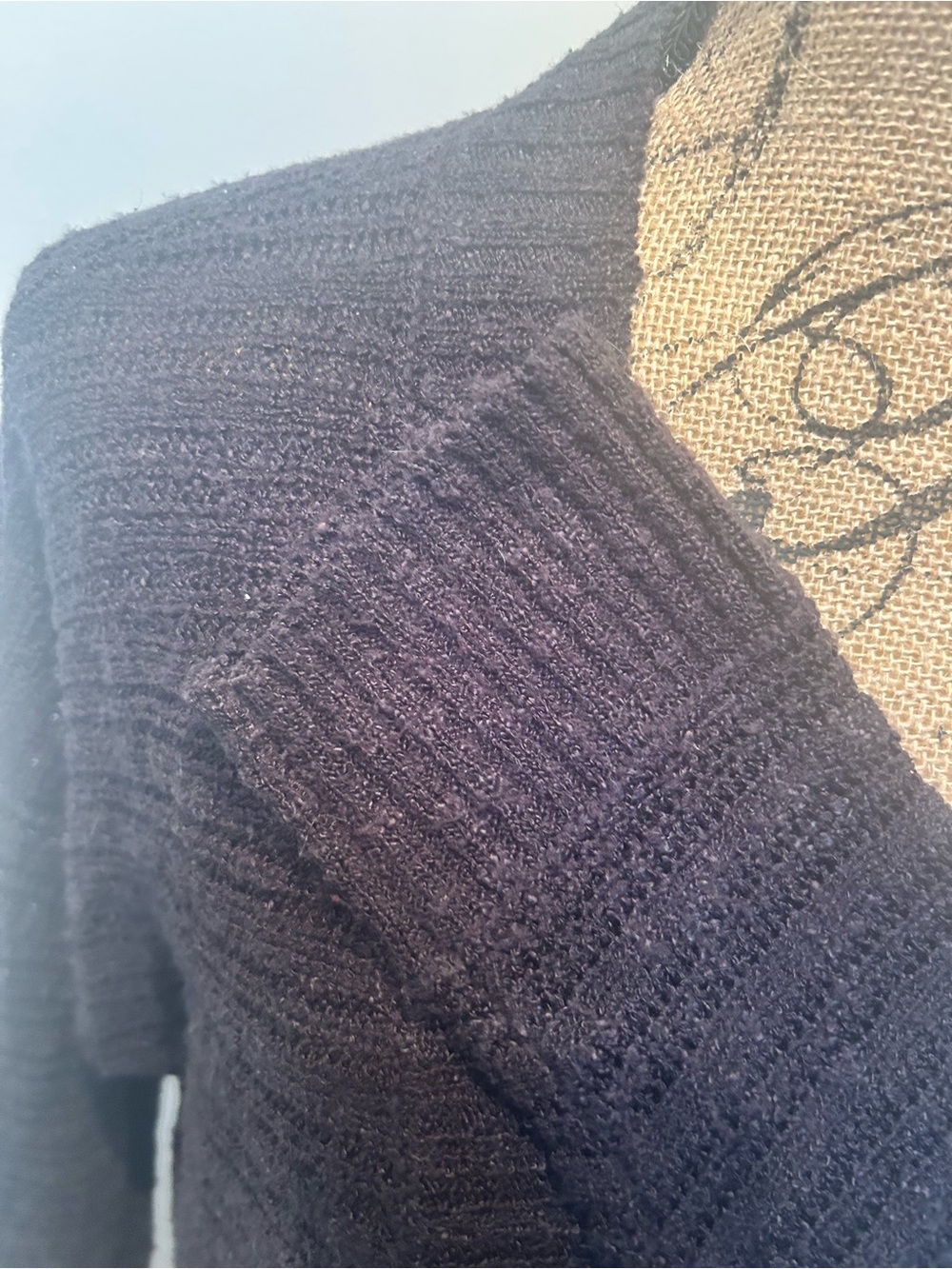 Maurices Black Open-Front Women's Cardigan - Picture 3 of 5